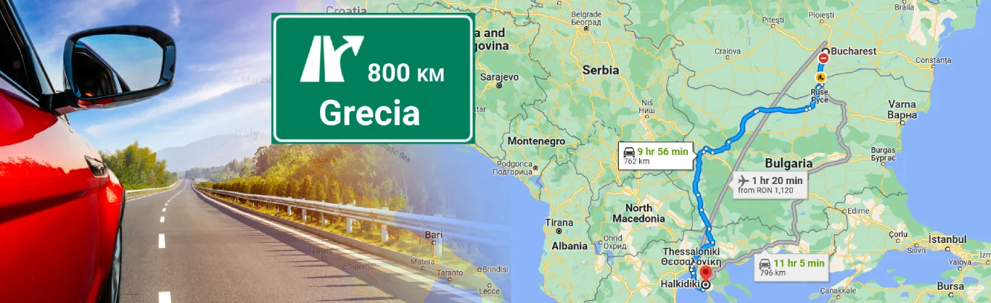 traseu masina Grecia